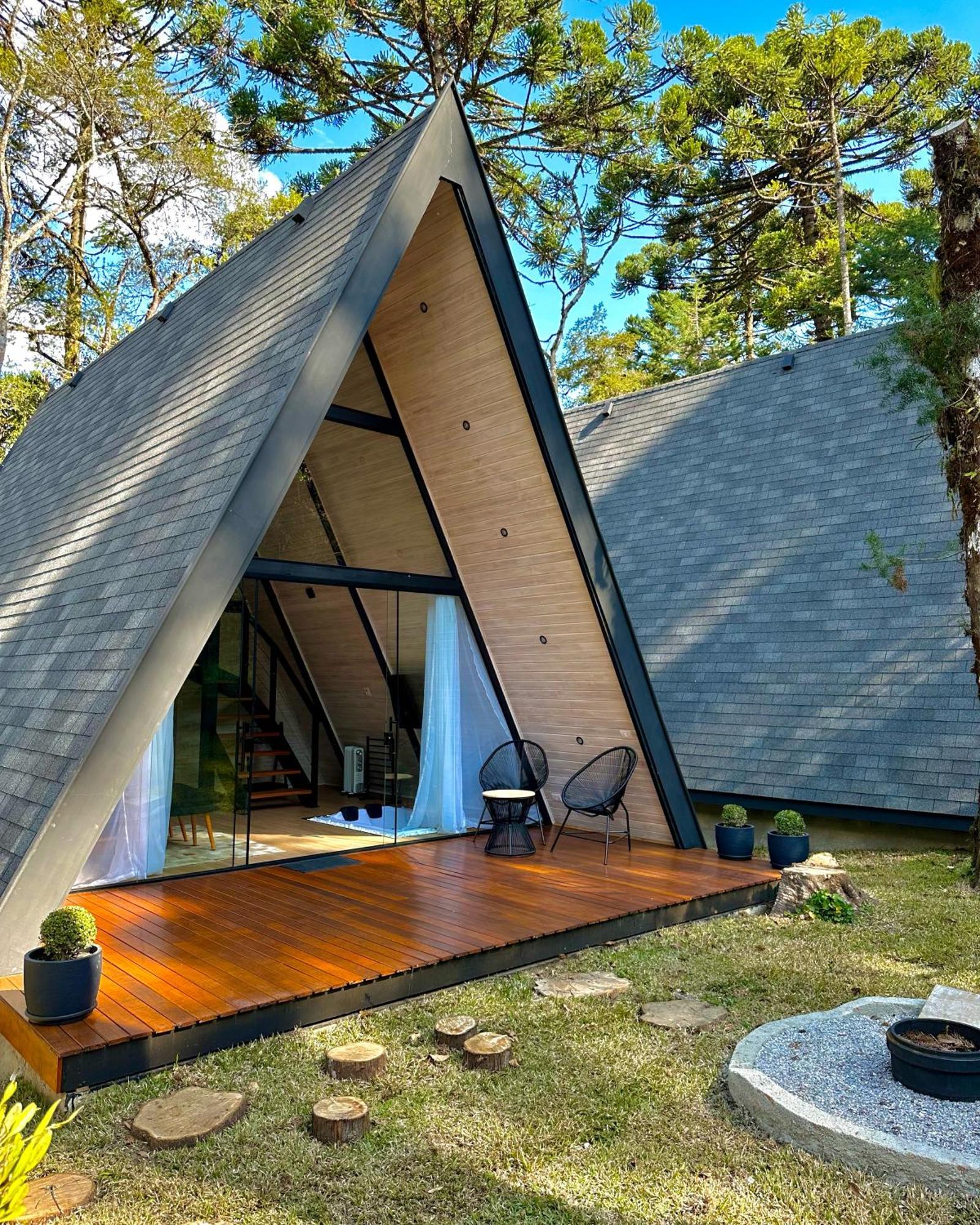 Chale Villa Nature Кампус-ду-Жордау Экстерьер фото