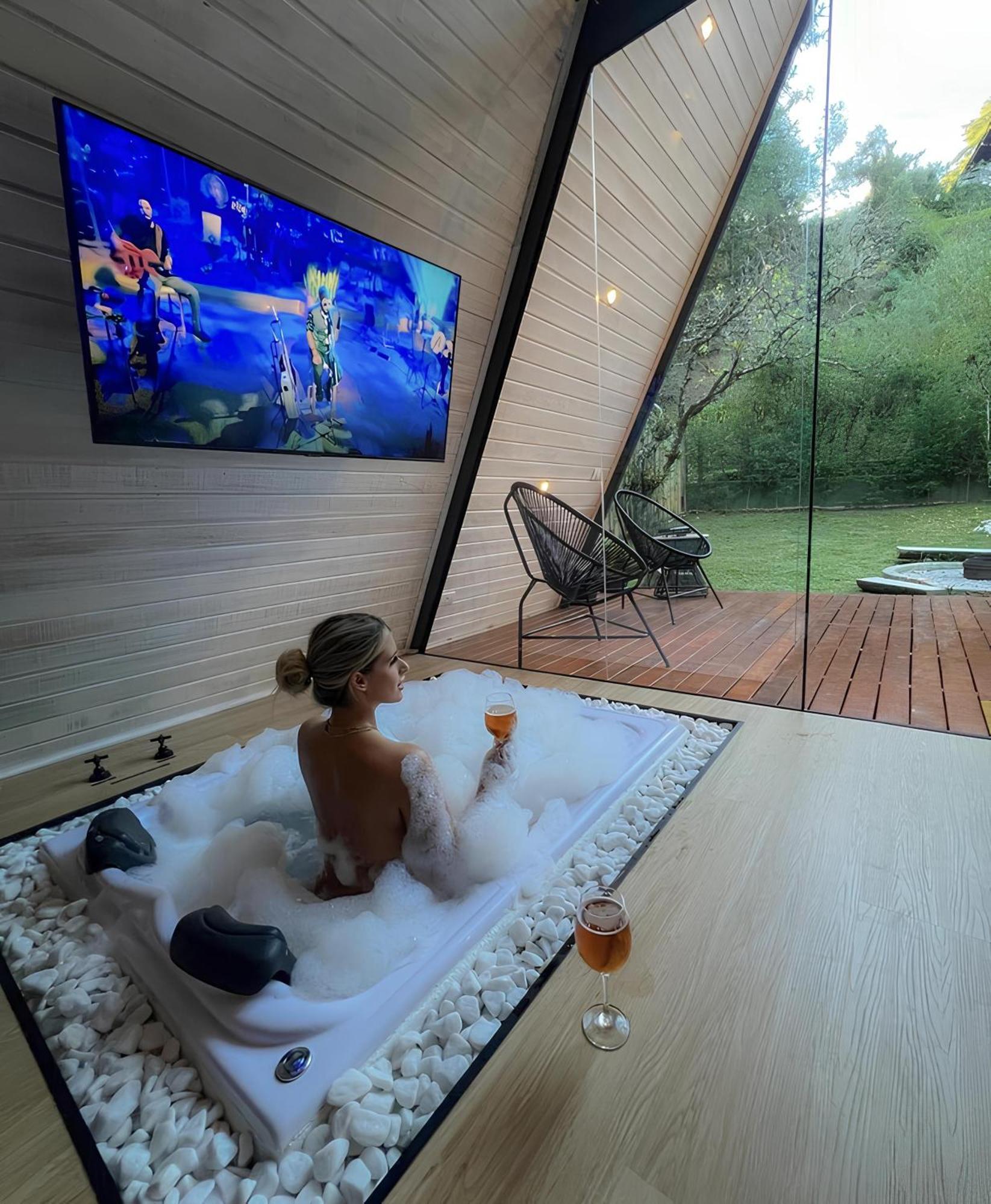 Chale Villa Nature Кампус-ду-Жордау Экстерьер фото